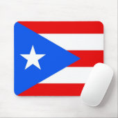 Mousepad mit Flagge von Puerto Rico - USA (Mit Mouse)