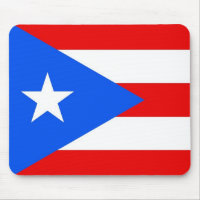 Mousepad mit Flagge von Puerto Rico - USA