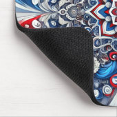 Mousepad mit französischem Farbdesign (Ecke)