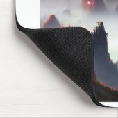 Mousepad mit futuristischem Stadtdesign (Ecke)