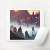 Mousepad mit futuristischem Stadtdesign (Mit Mouse)