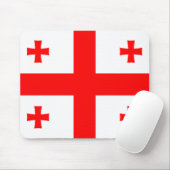Mousepad mit georgischer Flagge (Mit Mouse)