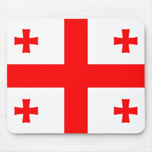 Mousepad mit georgischer Flagge (Vorne)
