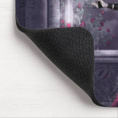 Mousepad mit Gothic Fantasy Girl im Spooky Room (Ecke)