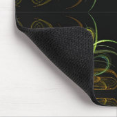 Mousepad mit grünem Fraktal (Ecke)
