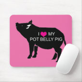 Mousepad mit Hängebauchschwein (Mit Mouse)