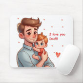Mousepad mit Hingabe für Papa. (Mit Mouse)