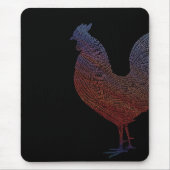 Mousepad mit Huhnmalerei (Vorne)