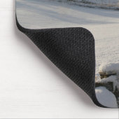 Mousepad mit Hume Schloss im Winter (Ecke)