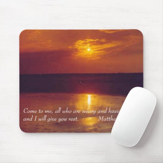 Mousepad mit inspirierend Vers (Mit Mouse)