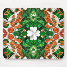 Mousepad mit Irland Colors Design