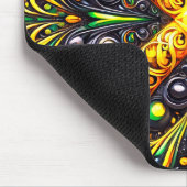 Mousepad mit jamaikanischem Farbdesign (Ecke)