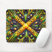 Mousepad mit jamaikanischem Farbdesign (Mit Mouse)