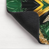 Mousepad mit jamaikanischem Farbdesign (Ecke)