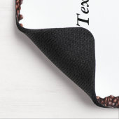 Mousepad mit Kaffemotiv und Textfeld (Ecke)