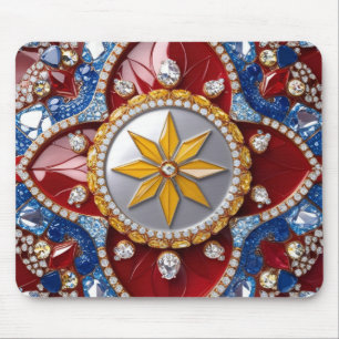 Mousepad mit kolumbianischem Farbdesign