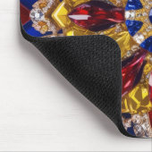 Mousepad mit kolumbianischer Farbgestaltung (Ecke)