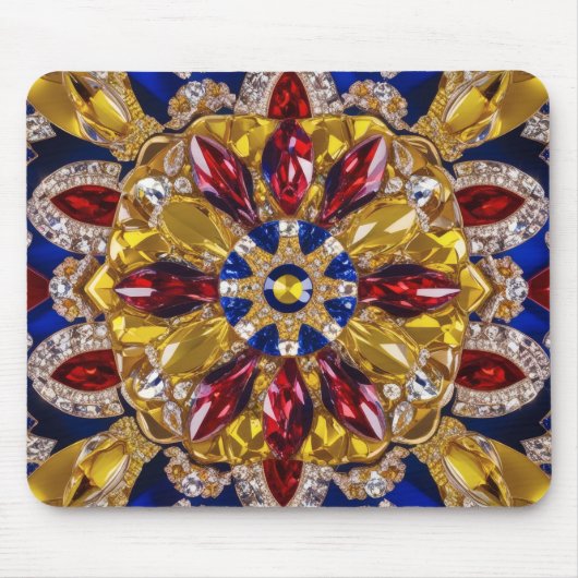 Mousepad mit kolumbianischer Farbgestaltung (Vorne)