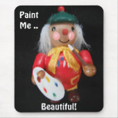 Mousepad mit Künstlerin (Vorne)