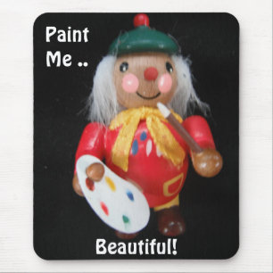 Mousepad mit Künstlerin