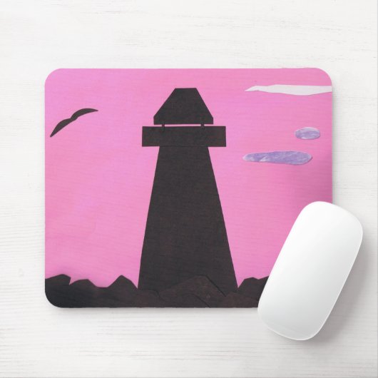 Mousepad mit Lighthouse Design (Mit Mouse)