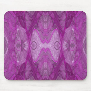 Mousepad mit lila und weißem Fraktal