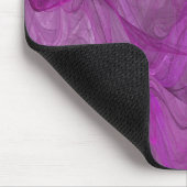 Mousepad mit lila und weißem Fraktal (Ecke)