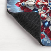 Mousepad mit norwegischer Farbgestaltung (Ecke)