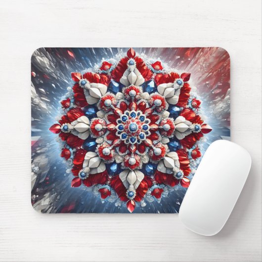 Mousepad mit norwegischer Farbgestaltung (Mit Mouse)