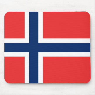 Mousepad mit norwegischer Flagge