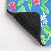 Mousepad mit rosa und weißem Blossom, individuell  (Ecke)