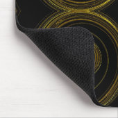 Mousepad mit schwarzem Fraktal (Ecke)