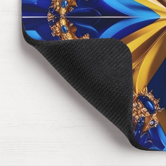 Mousepad mit schwedischem Farbdesign (Ecke)