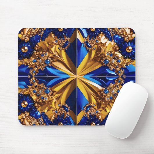 Mousepad mit schwedischem Farbdesign (Mit Mouse)