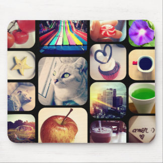Mousepad mit seinen Fotos des Instagram schafft