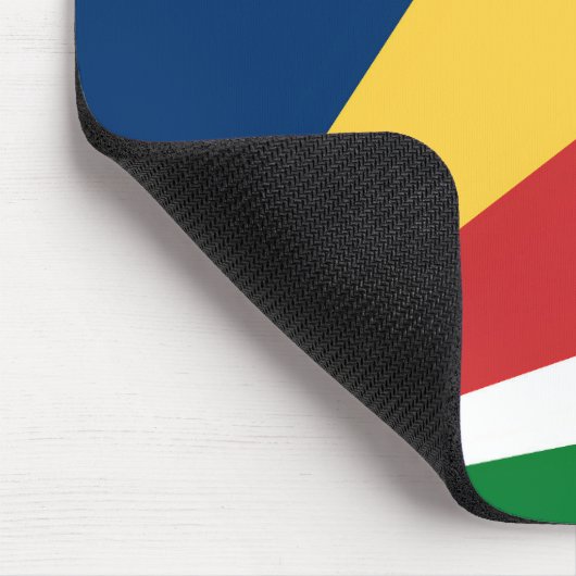Mousepad mit seychellischer Farbgestaltung (Ecke)