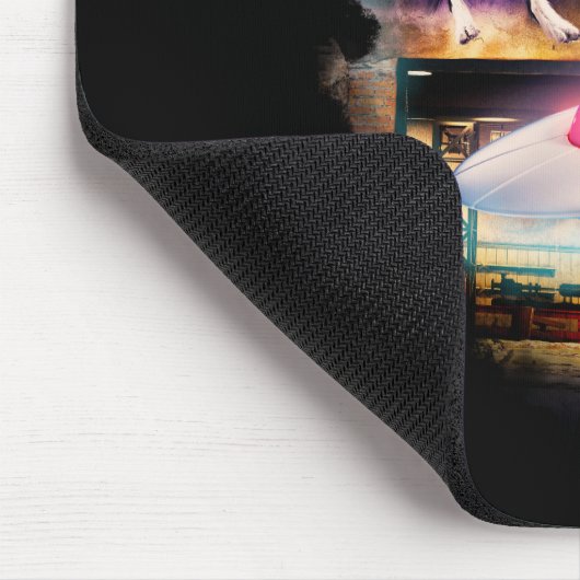 Mousepad mit Snitz von Bobs Saucer Repair (Ecke)