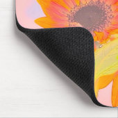Mousepad mit Sonnenblumen (Ecke)