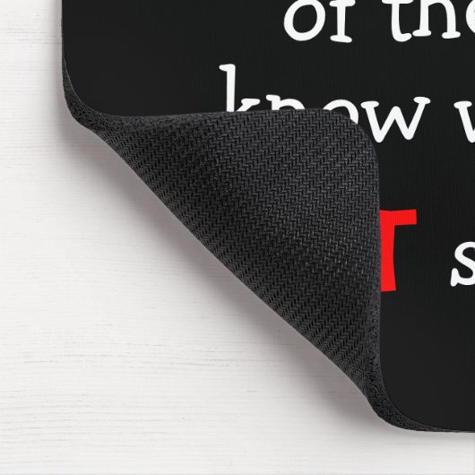 Mousepad mit Verlassen Gehirn (Ecke)