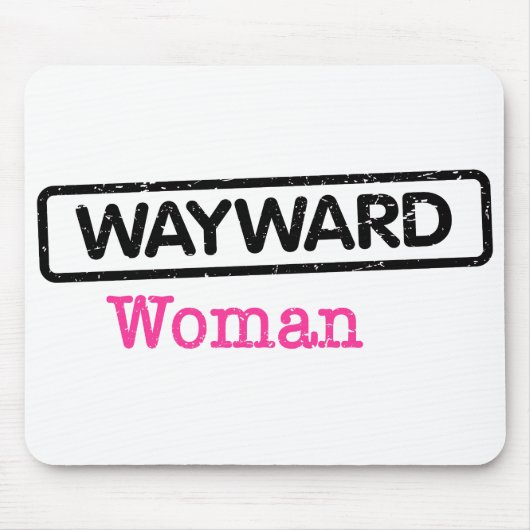 Mousepad mit Wayward-Frauenlogo (Vorne)