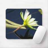 Mousepad mit weißer Wasserlilie (Mit Mouse)