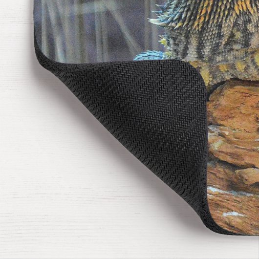 Mousepad mit zwei seltsamen Eidechsen (Ecke)
