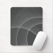 Mousepad modern, grau, weiß, abstrakt (Mit Mouse)