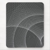 Mousepad modern, grau, weiß, abstrakt (Vorne)