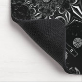 Mousepad Moderne Kunst Schwarz-weiß 2 (Ecke)