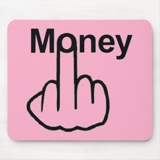 Mousepad Money Gedreht (Vorne)