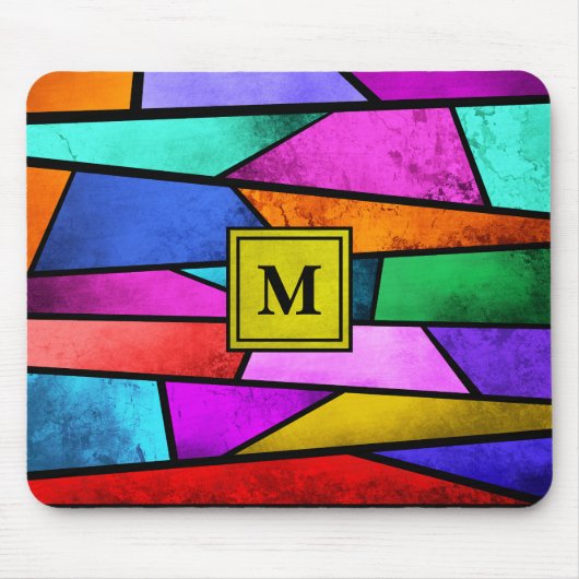 Mousepad Monogram, farblich fixiert (Vorne)