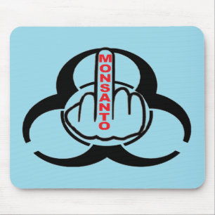Mousepad Monsanto Bio Hazard Gedreht