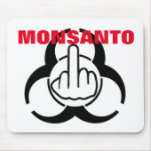 Mousepad Monsanto Bio Hazard Gedreht (Vorne)