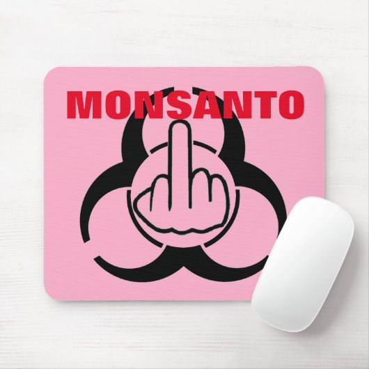 Mousepad Monsanto Bio Hazard Gedreht (Mit Mouse)